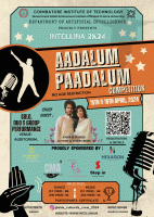 Aadalum Padalum 2024 Music and Dance Competition Poster